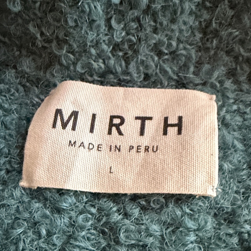 Mirth ESTES BOUCLE SKIRT IN SPRUCE sz L - Picture 10 of 11